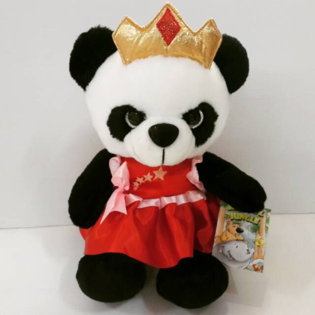 Boneka Princess Panda Hitam Putih M
