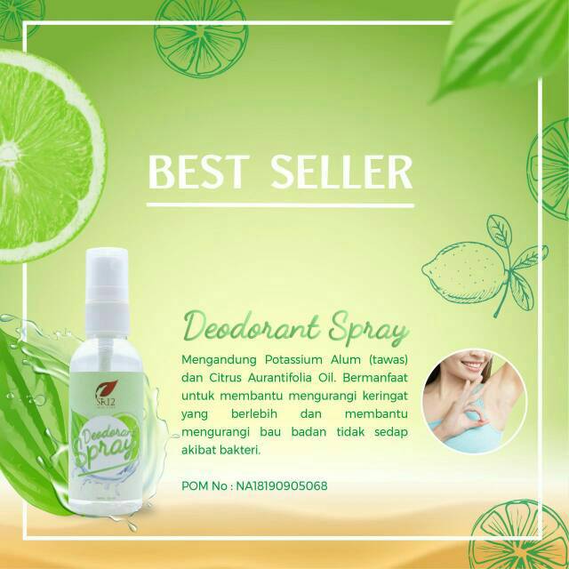 Deodorant spray sr12