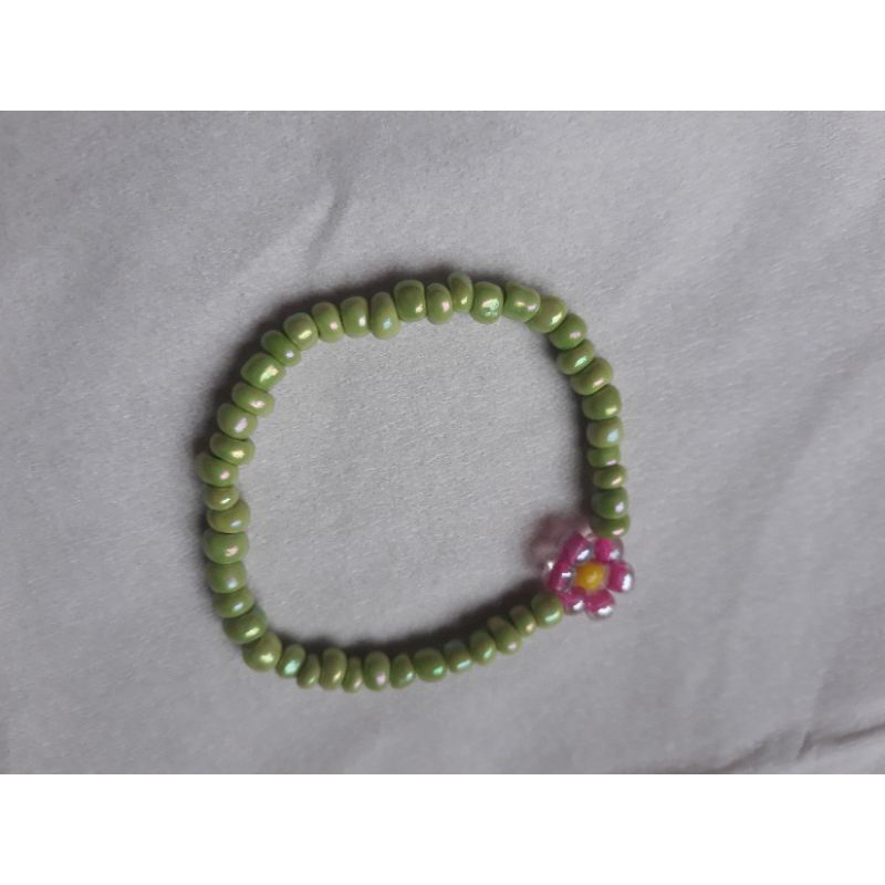 gelang bunga DIY buatan sendiri