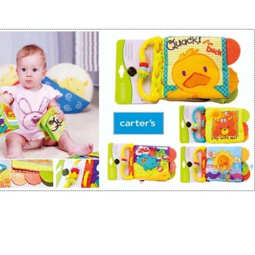 ➾ Soft Book Teether Mainan Bayi Carter ™