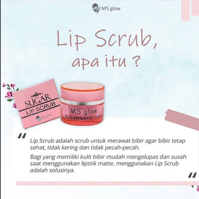 Sugar lip scrub