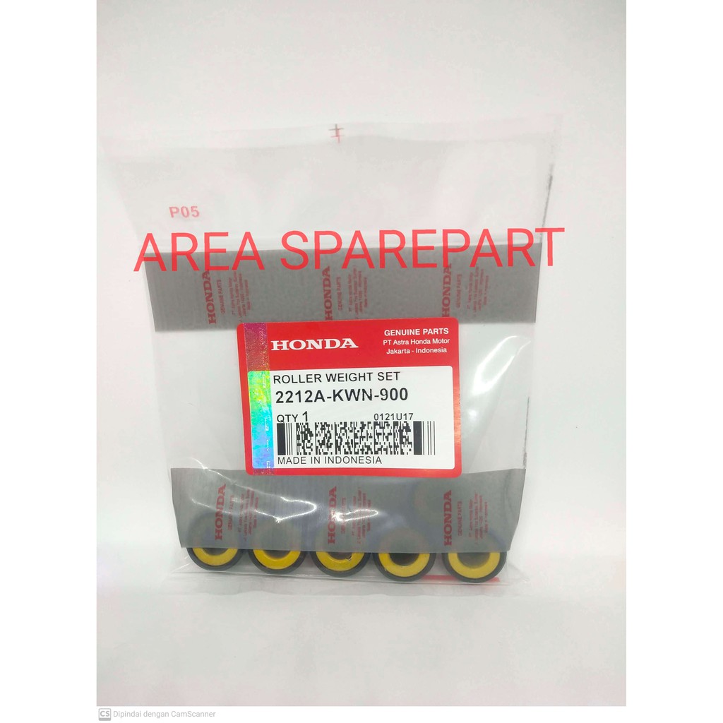 ROLLER WEIGHT SET/ROLLER KZR 125