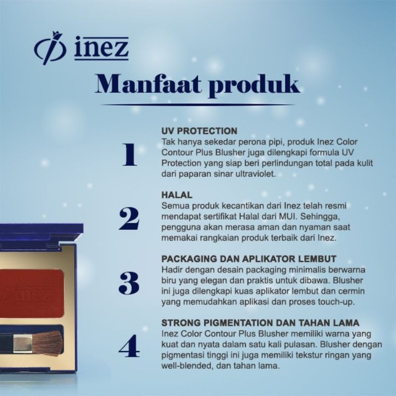 Inez Color Contour Plus Blusher