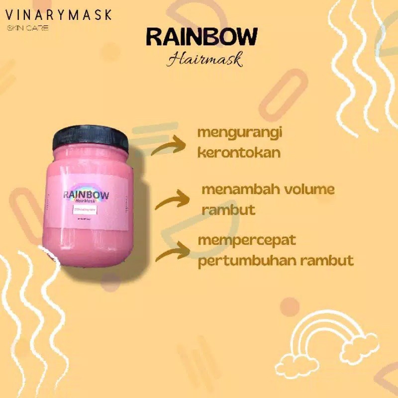 HAIR MASK RAINBOW