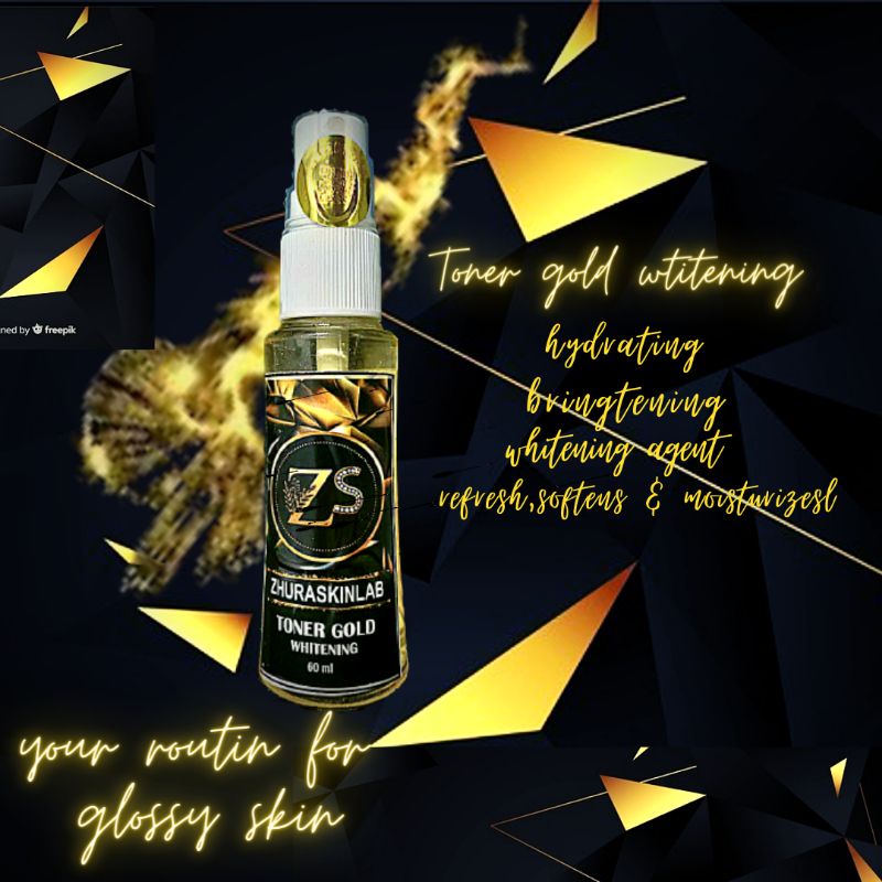 Toner gold whitening