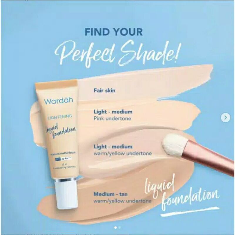 Wardah Lightening Liquid Foundation