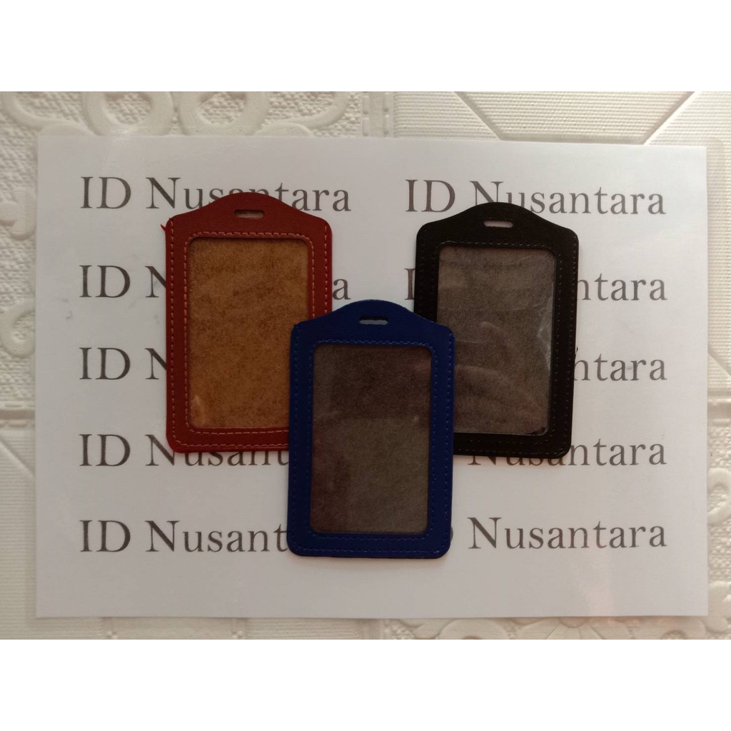 Casing ID Card Kulit Diri/Potrait