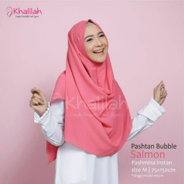 Pasmina instan buble Crepe