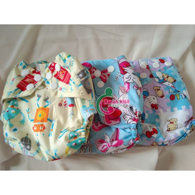 PAKET HEMAT 3 PCS CLODI MODEL KANCING MOTIF + INSERT