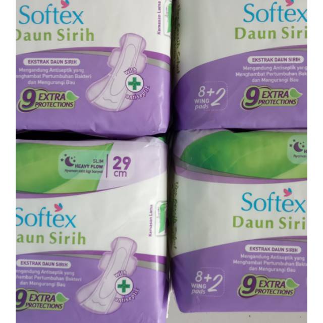 Softex Daun Sirih Slim Wing 29cm 8+2 S