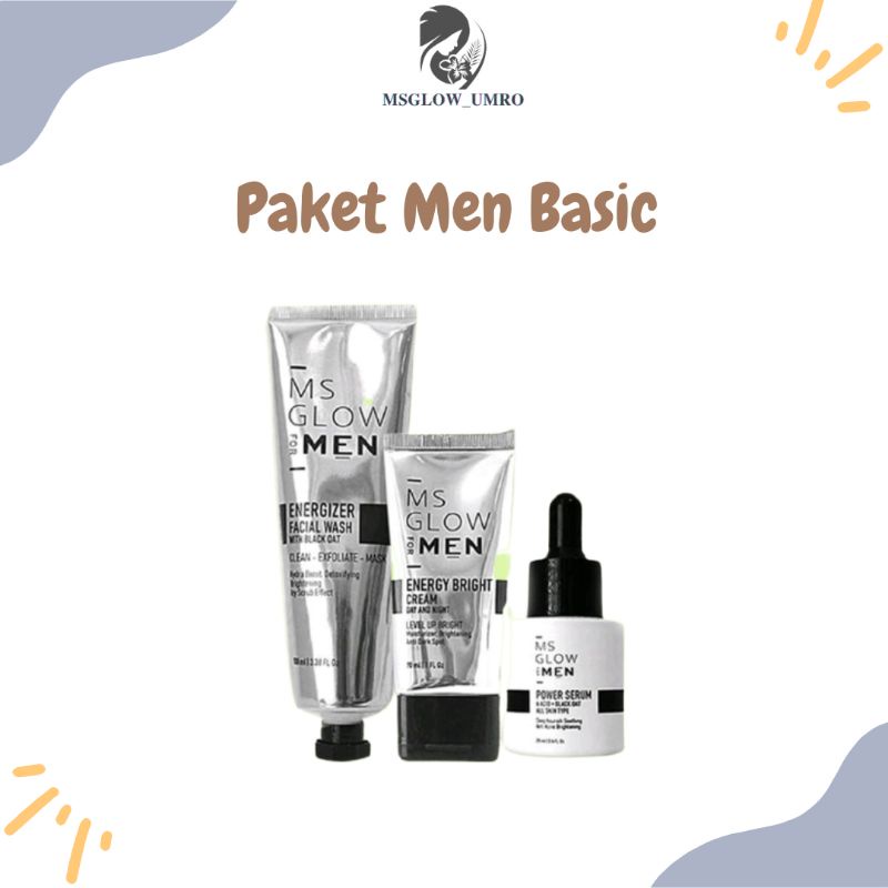 MS GLOW FOR MEN ORIGINAL PAKET BASIC
