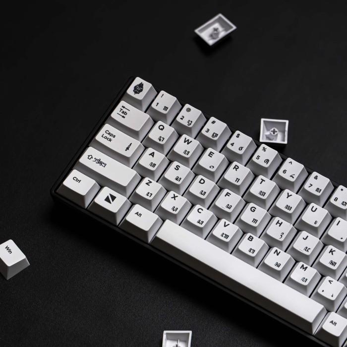 Javanese Roots full set keycaps - PBT Dye Sub Cherry Profile
