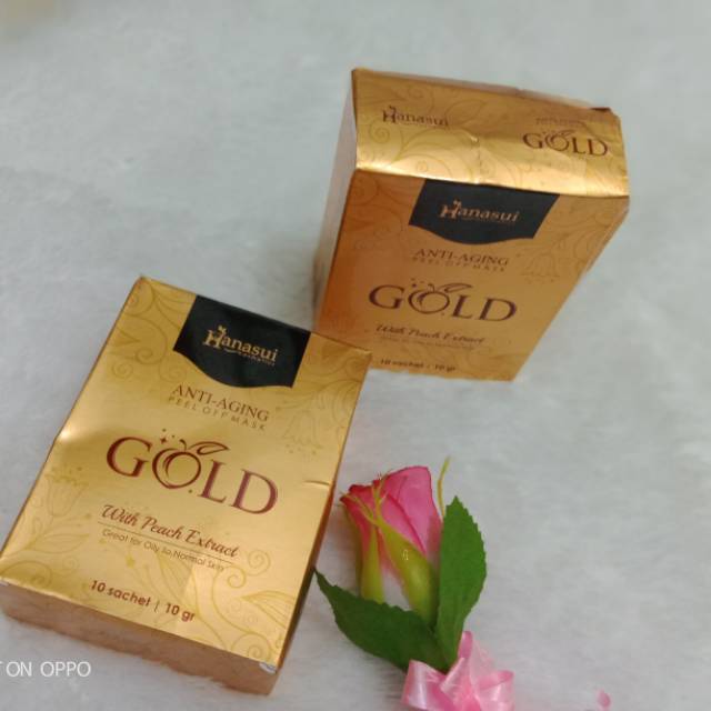 Masker gold hanasui