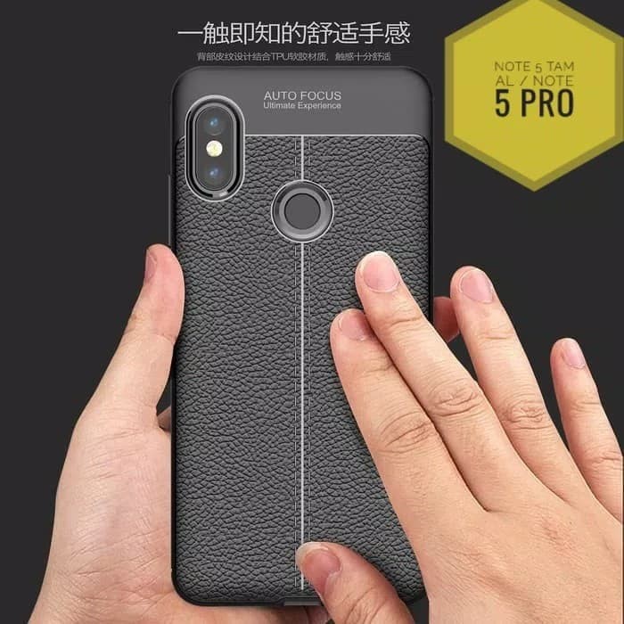 Redmi 6 Case Leather Autofocus Texture Ultimate Experience