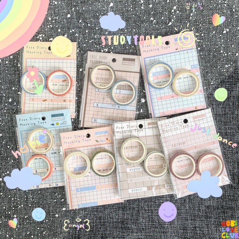 FREE DIARY MASKING TAPE