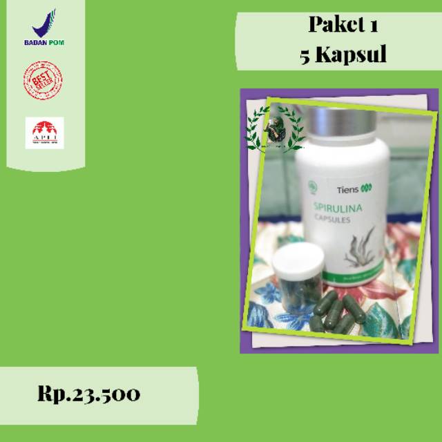 Paket 1 Masker Spirulina
