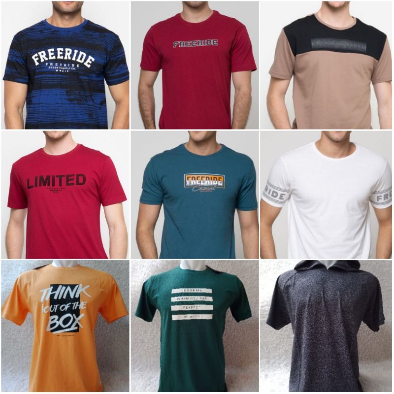 Kaos pria dewasa Freeride