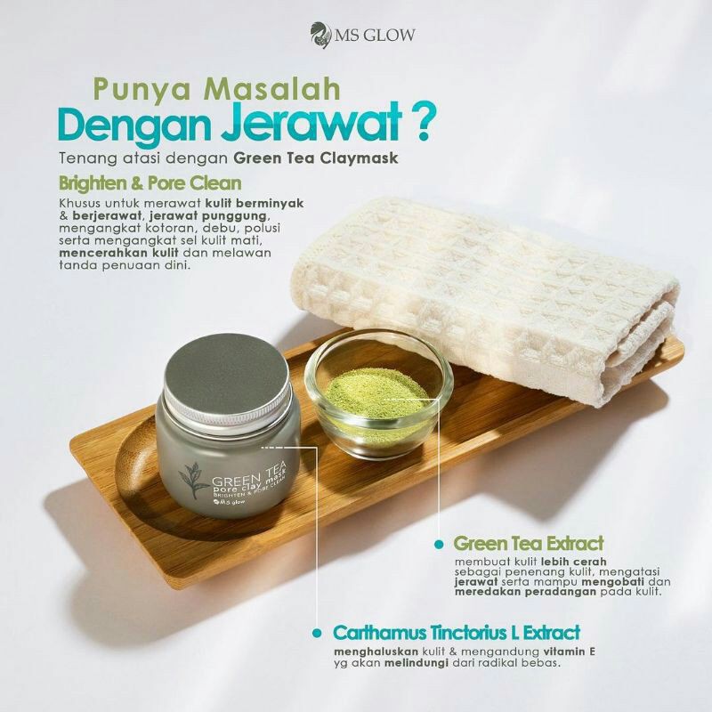 Masker greentea Ms glow