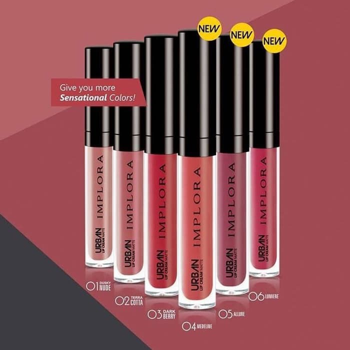 LIP CREAM MATTE IMPLORA [ g168  ]