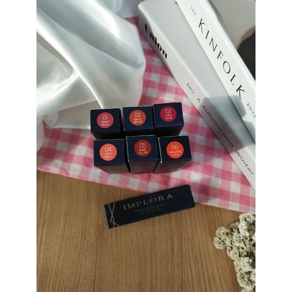 Implora Intense Matte Lipstick Long Lasting/lipstick implora