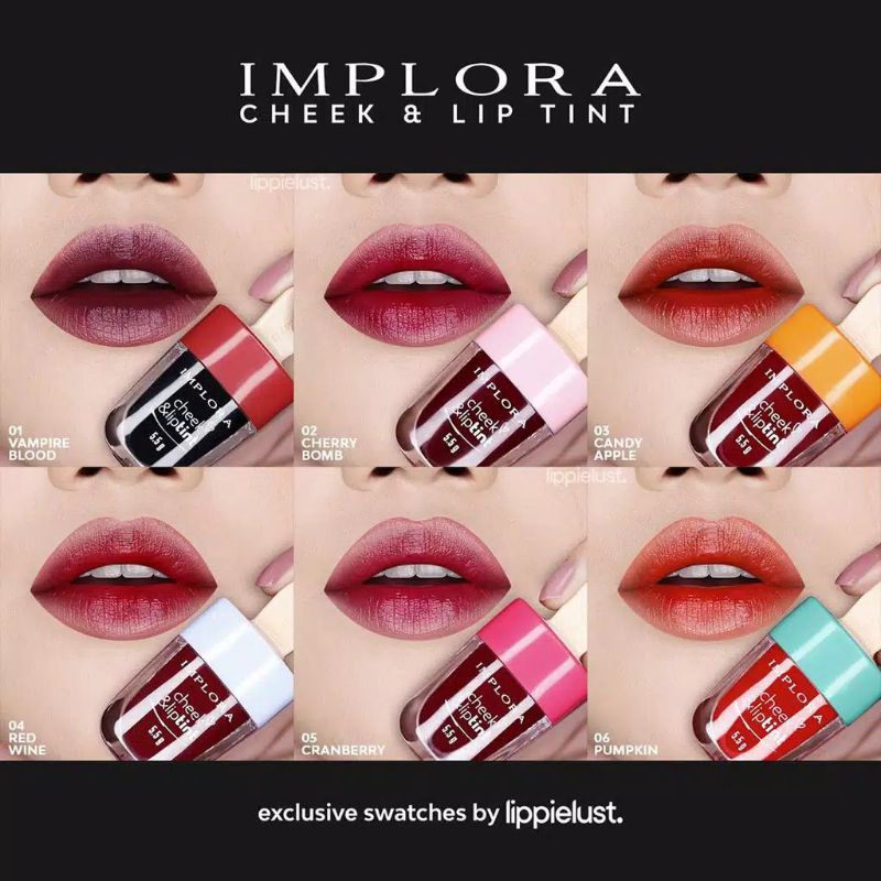 LIP TINT IMPLORA ORIGINAL BPOM