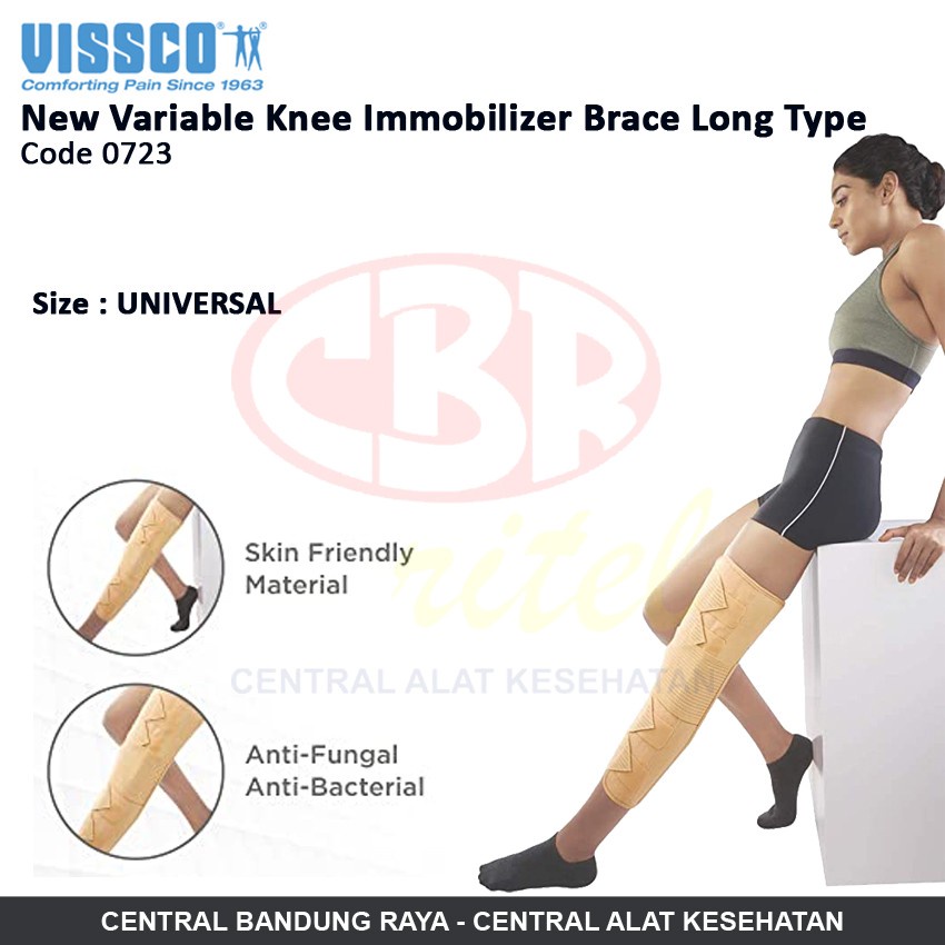 VISSCO New Variable Knee Immobilizer Brace Long Type
