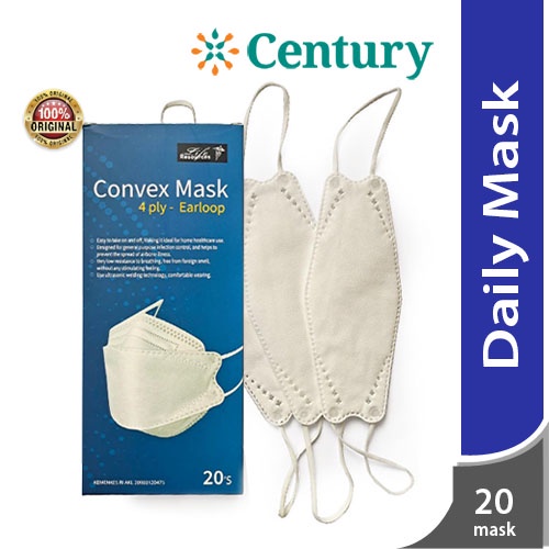 Life Resources Convex Mask Earloop White