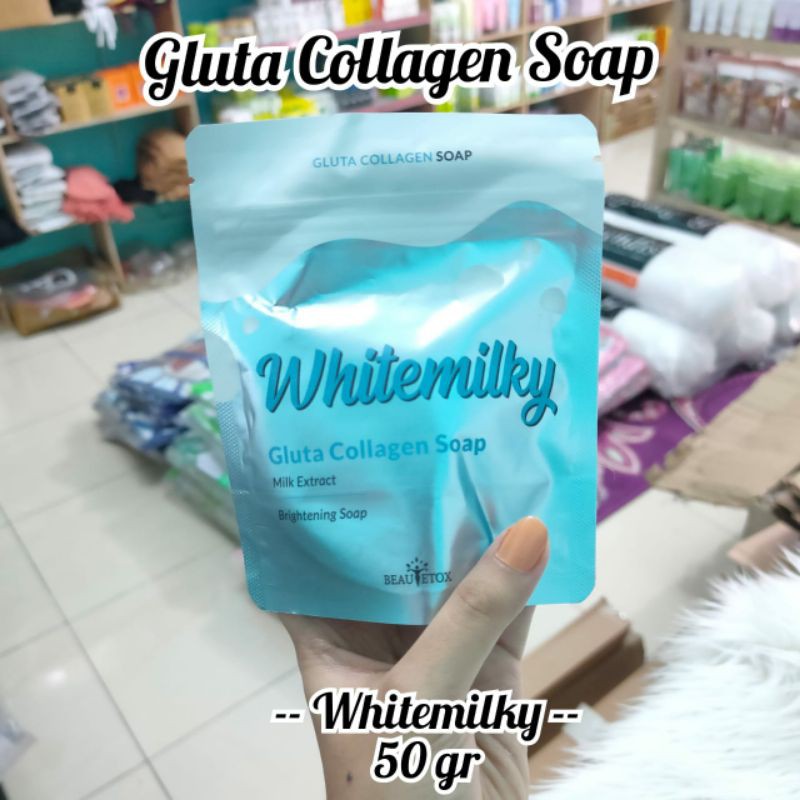 Gluta collagen soap