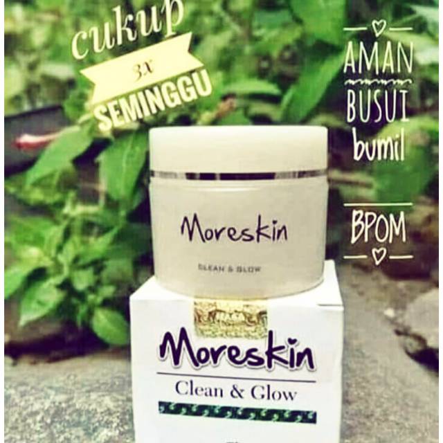 Moreskin bikin glowing