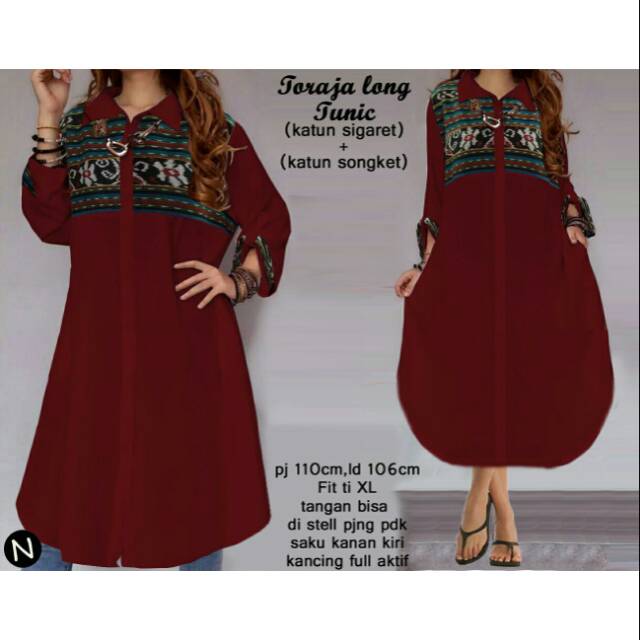 GSS 73111 toraja long tunic