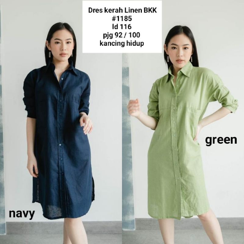 Dres Kerah Linen 1185