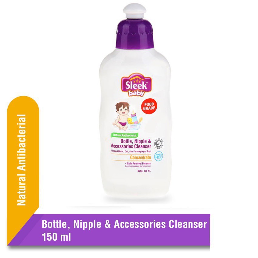 Sleek 150ml bottle nipple concentrate