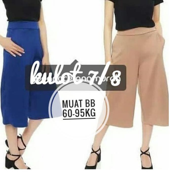 ✧Hot✧ COD ~ CELANA KULOT JUMBO 7/8 #059