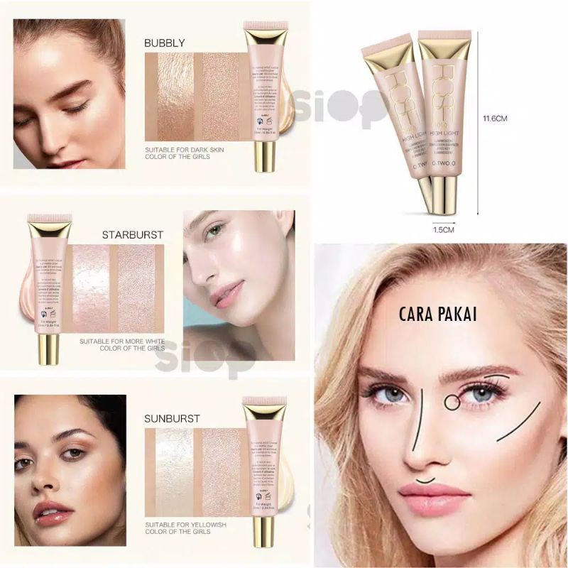 Highlighter glow