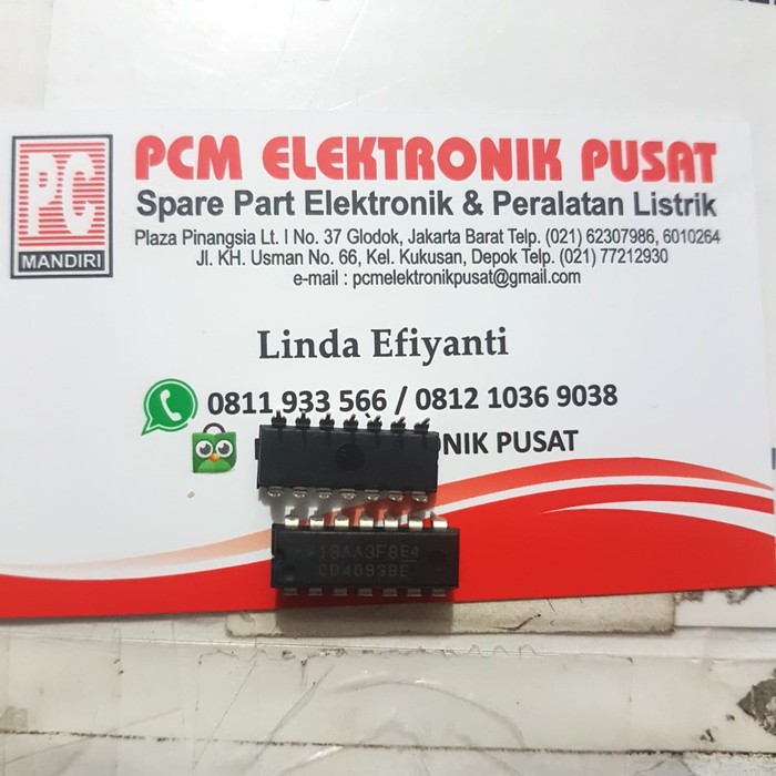 New IC LOGIC 40 SERIES CD 4093BE CD4093BE