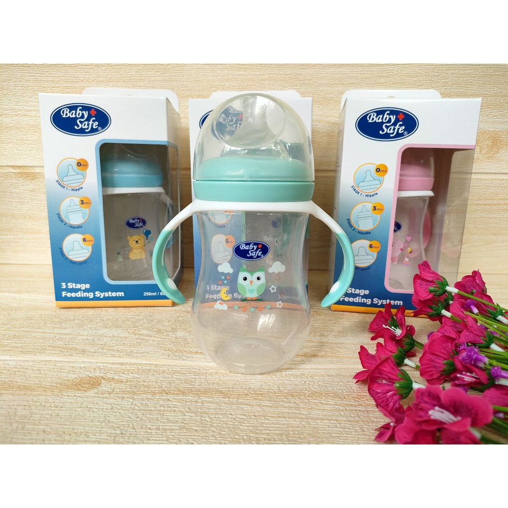 Babysafe WN30 Botol Dot Plus Cucup Silicone