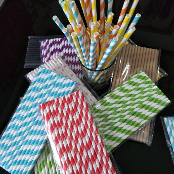 sedotan kertas / paper straw