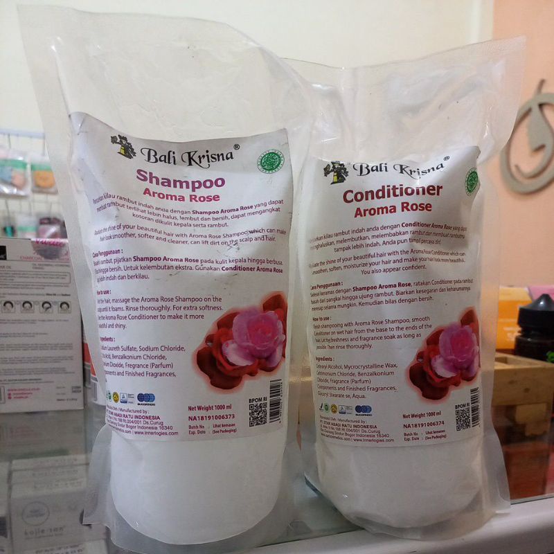 Bali Krisna Shampoo and Conditioner