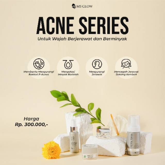 PAKET ACNE SERIES MS GLOW