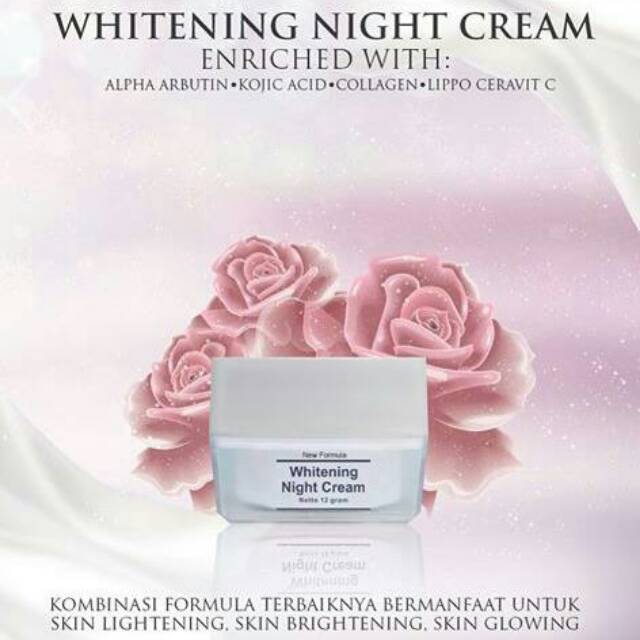 Whitening night cream