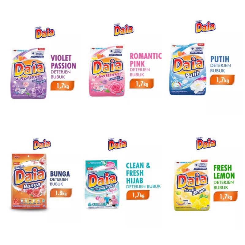 DAIA DETERJEN BUBUK 1,7kg