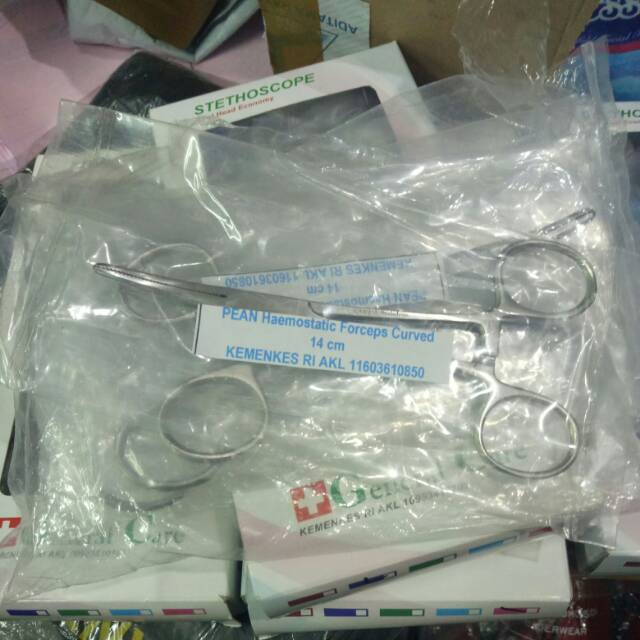 Pean bengkok 14cm