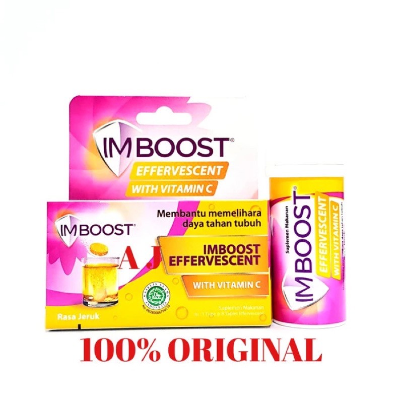 IMBOOST EFFERVESCENT 8 TABLET ORIGINAL 100%