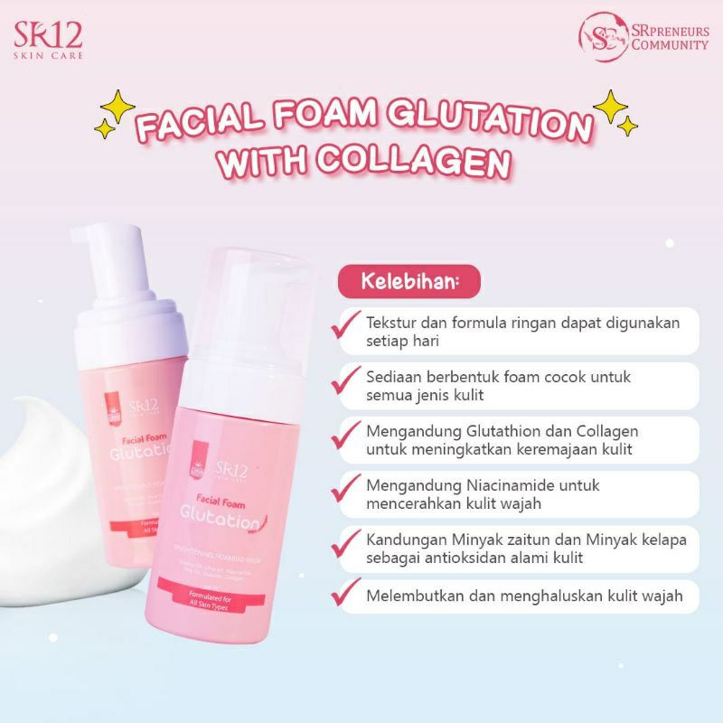 FACIAL FOAM GLUTATION