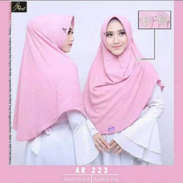 hijab instan arrafi kode AR 223