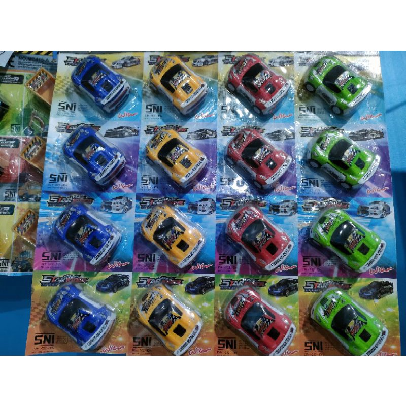 mainan anak mobil balap pull back