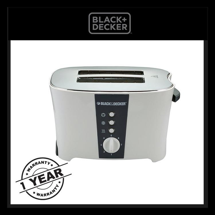 Black + Decker 2 Slice Toaster Et122-B1