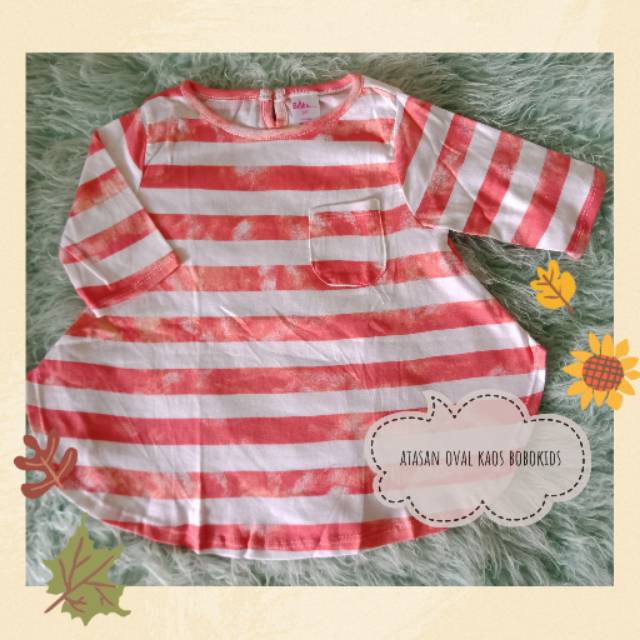 Atasan kaos oval bobokids