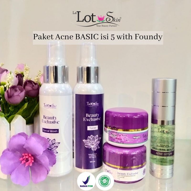 lalotuskin paket acne basic isi 5