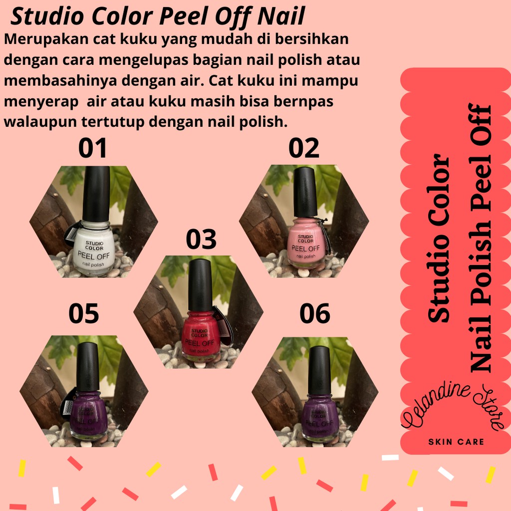 Nail Polish Studio Color Peel Off